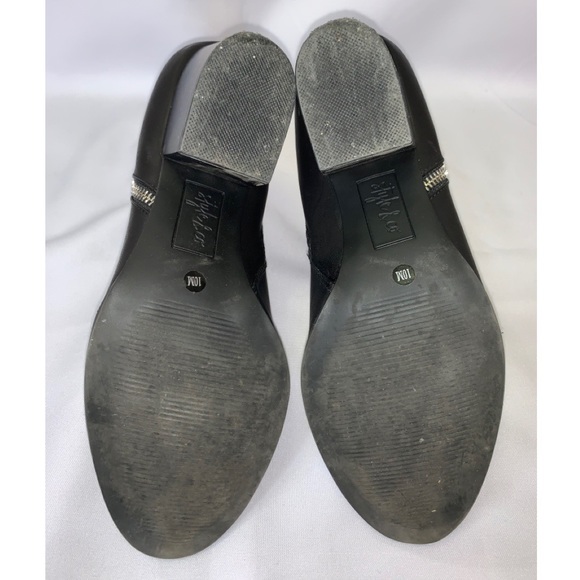 Style & Co Black Ankle Boots Size 10M - Picture 2 of 6